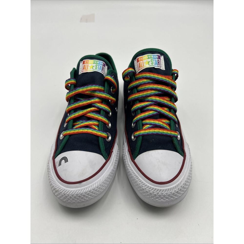 Converse CTAS Women's BE YOU LGBTQ PRIDE LIGHTNING BOLT Dark Blue Shoes 7